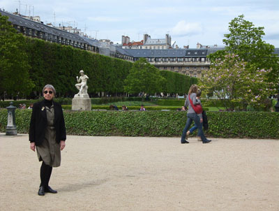 The garden of the Palais Royal.10