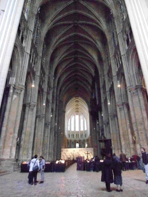 Nave of the cathedral of Chartres