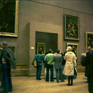 The Mona Lisa in 1977