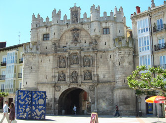 City gate of Burgos.